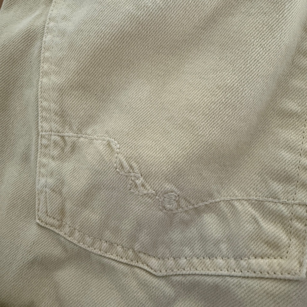 We The Free/ Free People butter yellow Overalls/shortalls - Picture 4 of 6